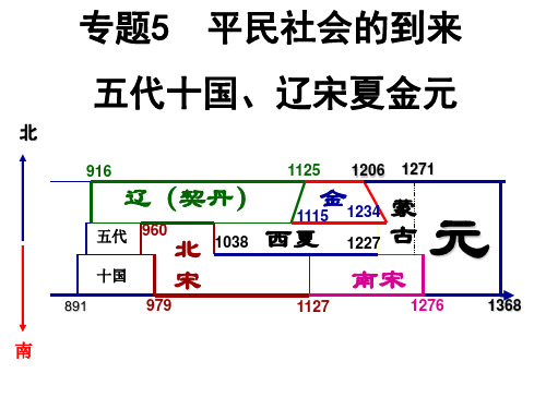 专题5  平民社会的到来(宋元)