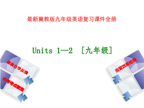 冀教版九年级英语复习课件全册