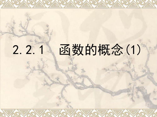 北师大版高一数学函数的概念