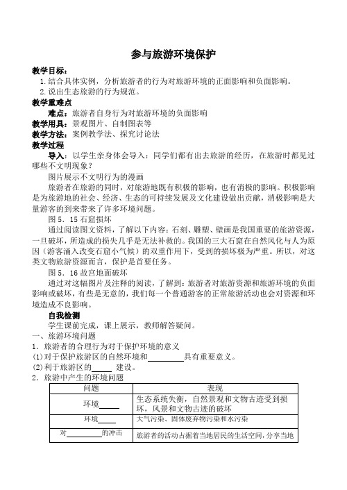 人教版高中地理选修3《第五章 做一个合格的现代游客 第二节 参与旅游环境保护》_17