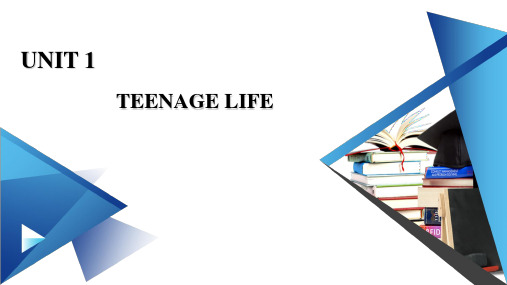 2020秋新教材高中英语Unit1TeenagelifeSectiomⅠ课件新人教版必修第一册