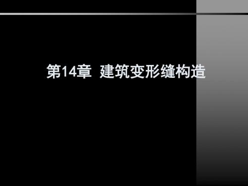 Z14.0变形缝图片欣赏