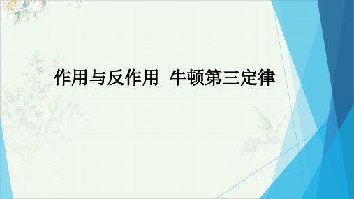 沪教(上海)物理高一第一学期(新)-C作用与反作用牛顿第三定律