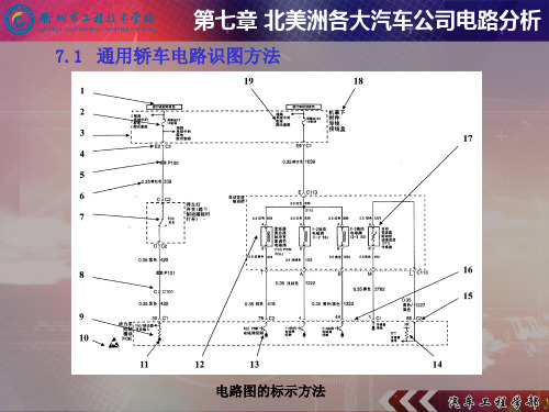 第七章：北美洲各大主要汽车公司汽车电路识图