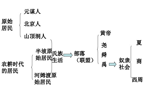 七年级上历史1-2单元知识点复习 (1)