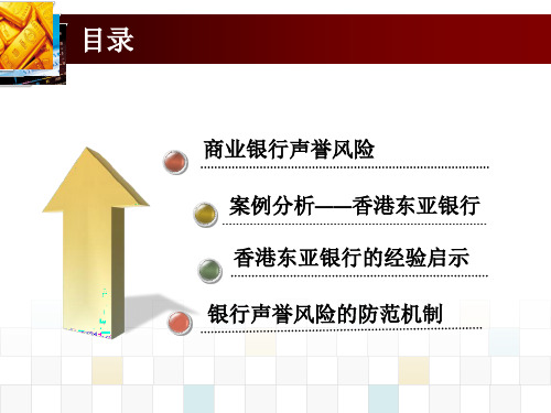 商业银行声誉风险