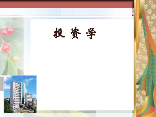 投资学 ppt课件