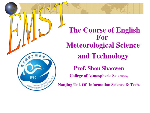 气象科技英语-3GPPT课件