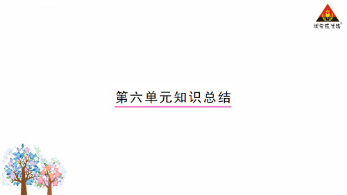 三年级语文下册第六单元知识总结课件