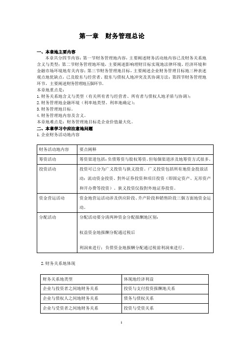 2007年度中级职称内部资料之《财务管理》(部分)( 17页)