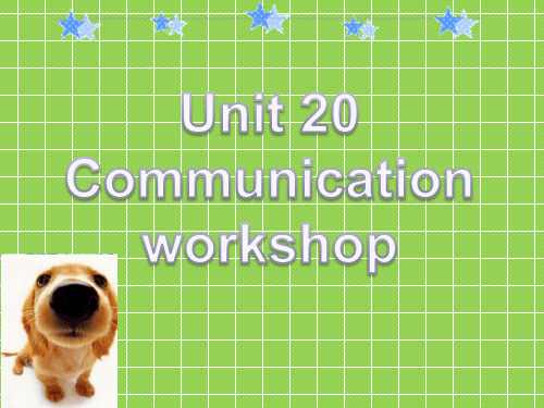 北师大版高中英语选修七Unit 20《Communication Workshop》课件 4