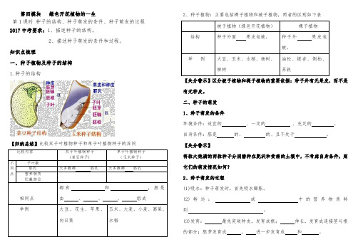 《种子植物》中考复习课