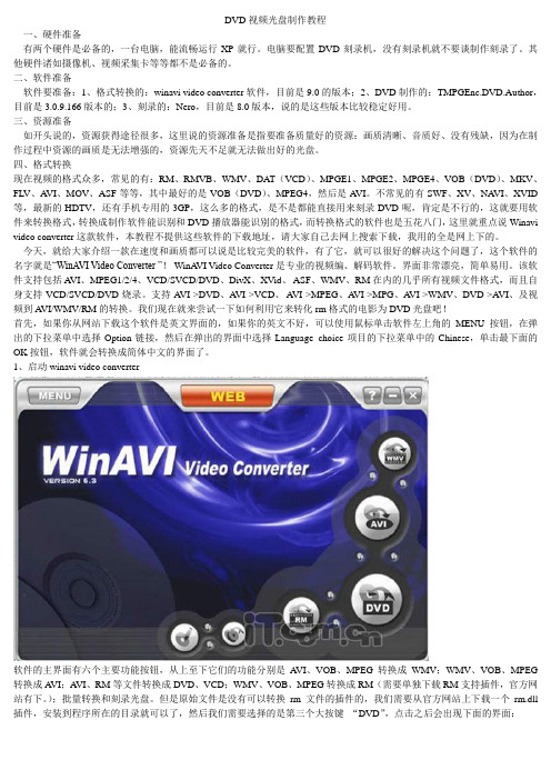 DVD视频光盘制作教程