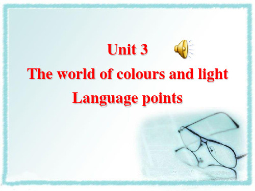 M8U3 Language points