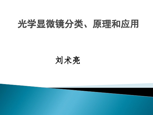 各类光学显微镜课件