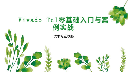 《Vivado Tcl零基础入门与案例实战》读书笔记模板