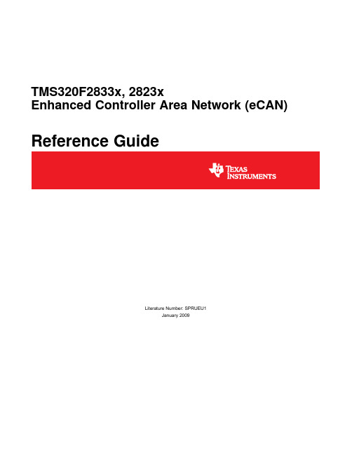 TMS320x2833x, 2823x DSP Enhanced Controller Area Network (eCAN) User's Guide