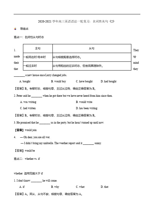 2020_2021学年高考英语语法一轮复习名词性从句2pdf