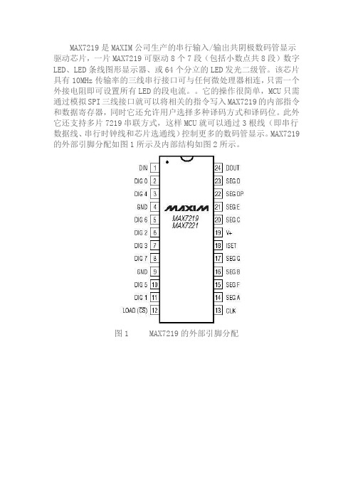 max7219资料及电路图