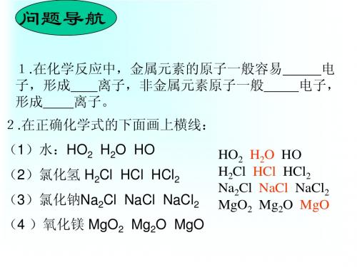 化学式与化合价2