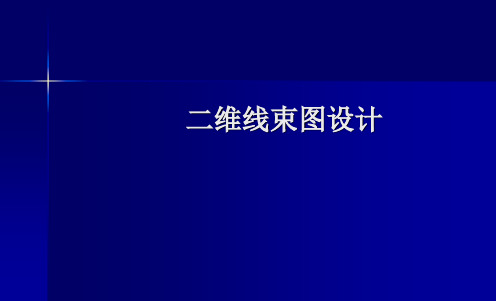 二维线束图设计