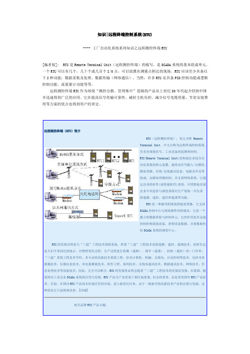 RTU远程终端控制系统