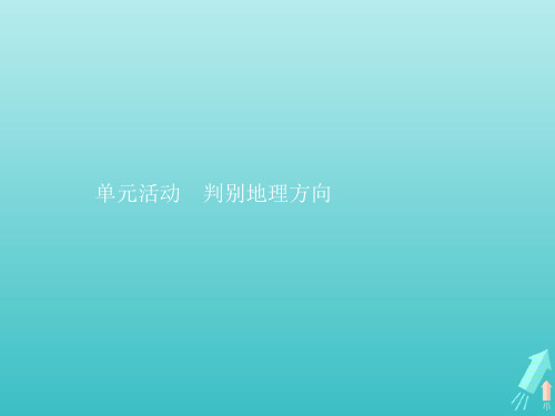 高中地理第一单元从宇宙看地球单元活动判别地理方向课件鲁教版必修第一册