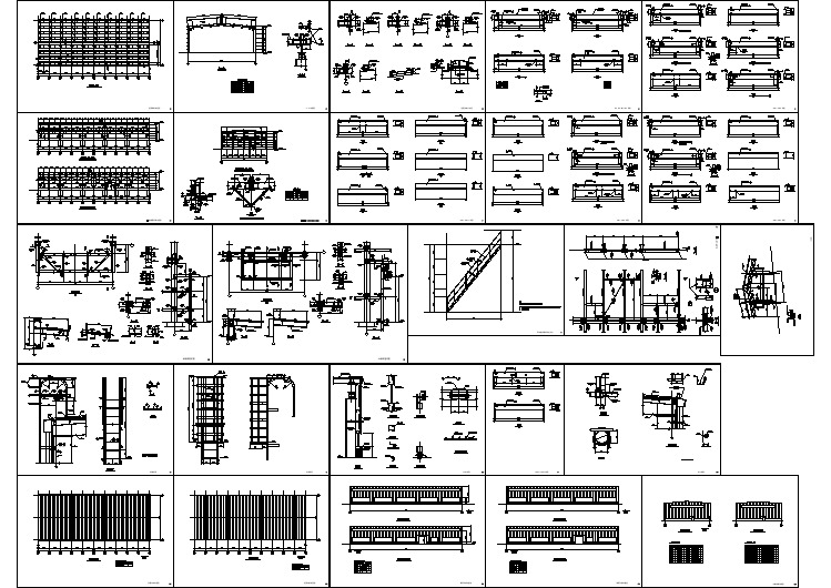 某县城现代化厂房围护结构施工详图