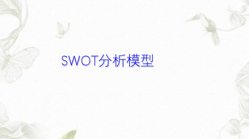 SWOT案例分析模型课件