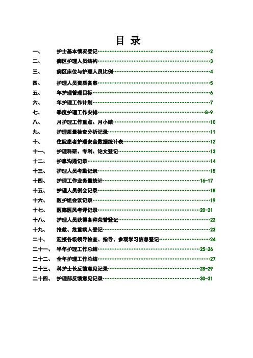 护士长工作手册(合)