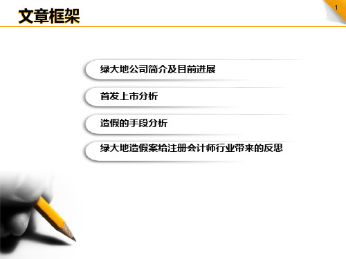 审计案例绿大地财务造假案例分析