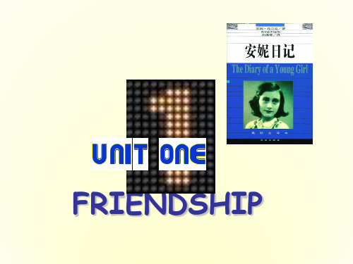 高中英语 Unit 1《friendship》课件28 新人教版必修1