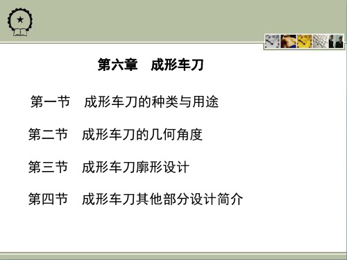 第六章   成形车刀wzhn