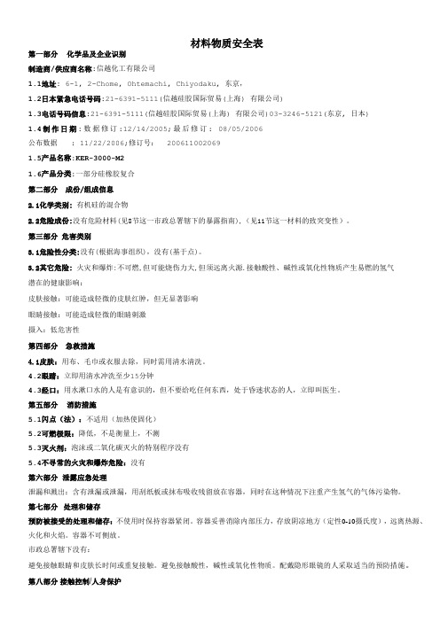 MSDS_KER-3000-M2