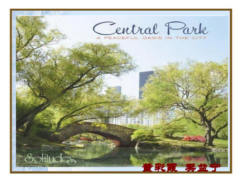 Central Park introduction 中央公园介绍