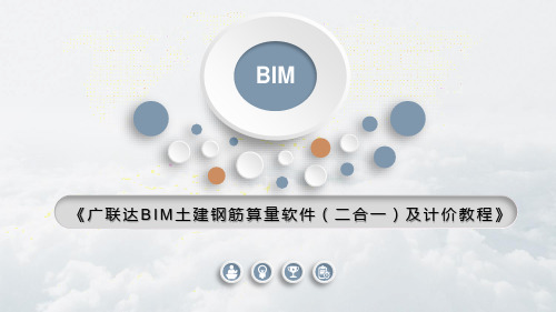 广联达BIM土建钢筋算量软件(二合一)及计价教程课件3-2