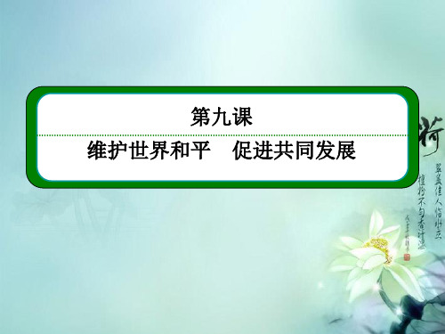 高中政治《当代国际社会》4-9-2世界多极化在曲折中发展课件新人教版必修236页PPT