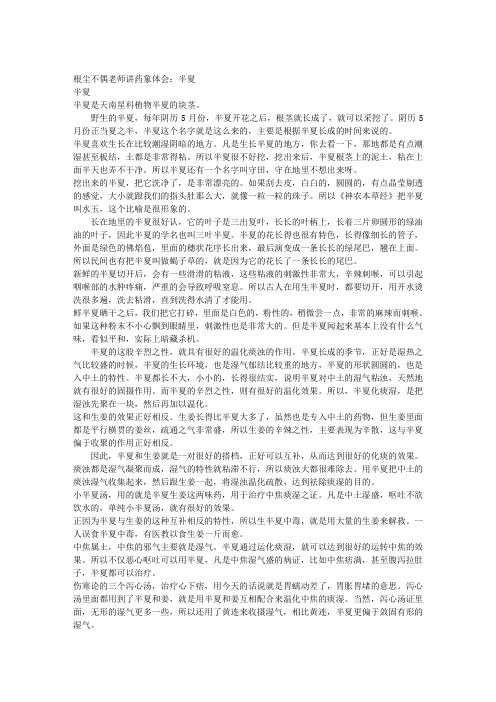 根尘不偶老师讲药象体会