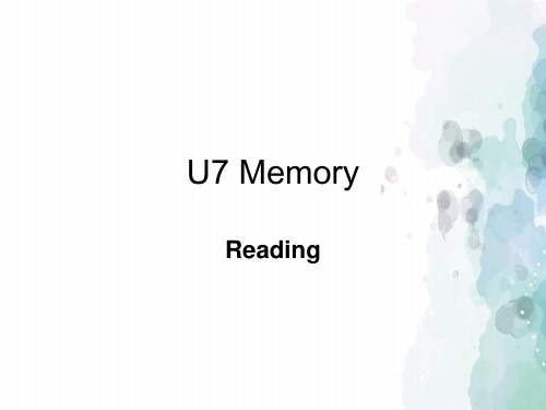 沪教牛津版-英语-八上-课件：U7 Reading