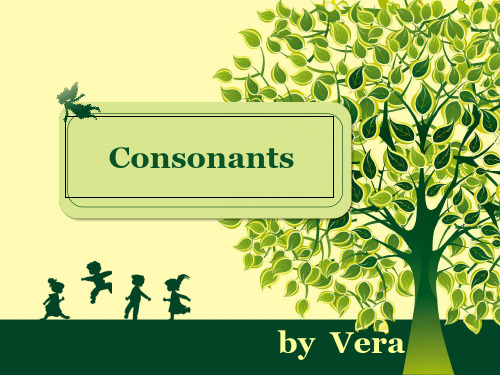 Consonants(辅音)精品PPT课件