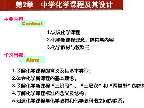 第二章 中学化学课程及其设计(2课时)33