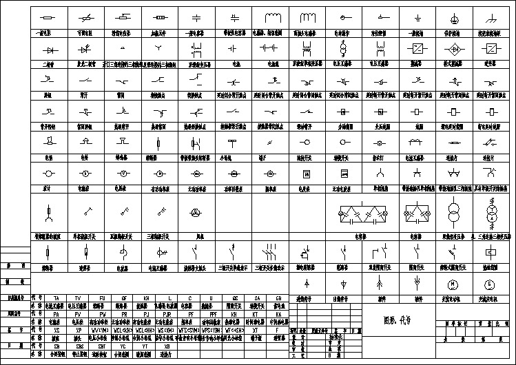 非常详细的二次原理设计图块大全-