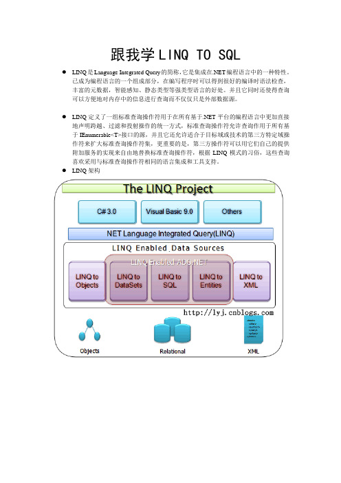 LINQ入门教程