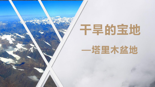 8.2 干旱的宝地—塔里木盆地课件(共27张PPT)八年级地理下册人教版