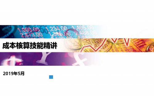 成本会计核心技能精讲(2019)