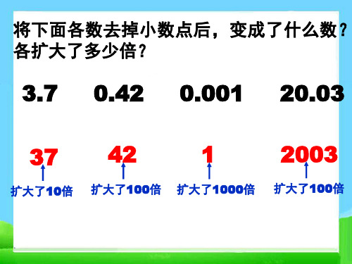 《一个数除以小数》演示课件