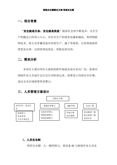 智能安全帽解决方案-智能安全帽