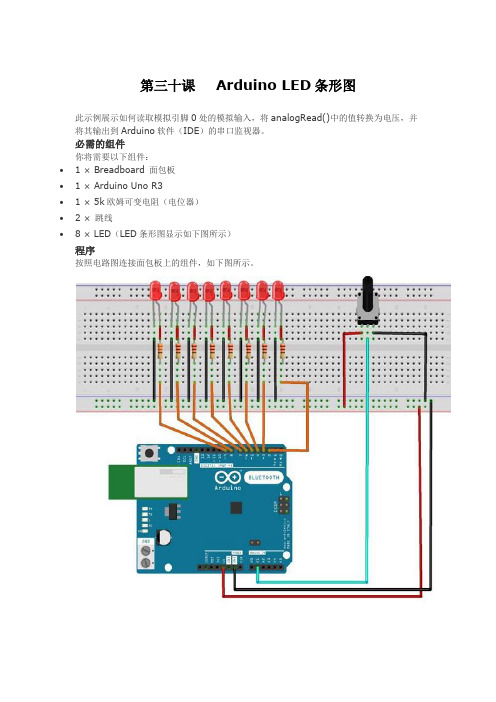 Arduino 教程--第三十课 Arduino LED条形图