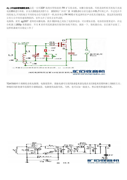 diy调频收音机