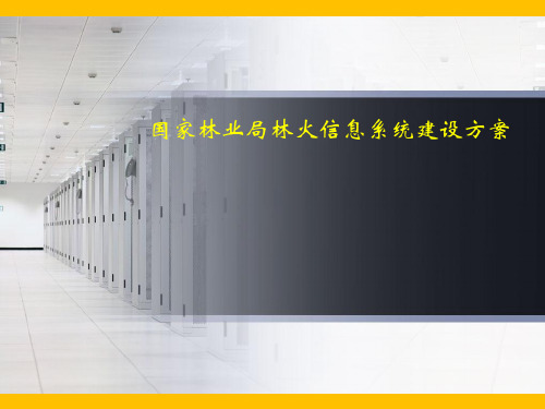 国家林业局森林防火信息系统建设方案